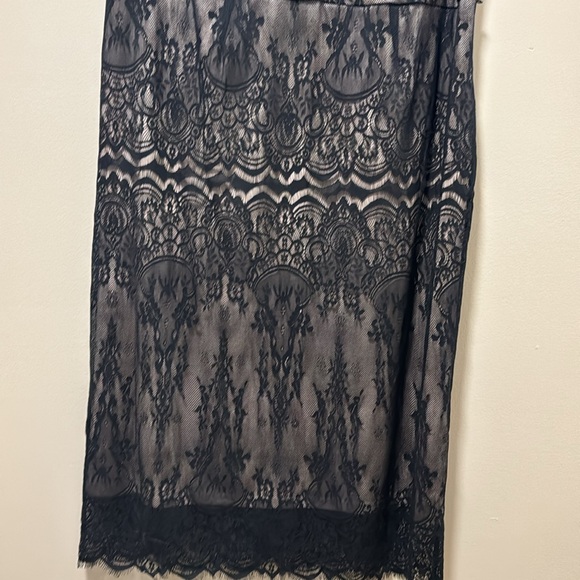 Lane Bryant Black Lace Overlay Dress - Picture 3 of 6